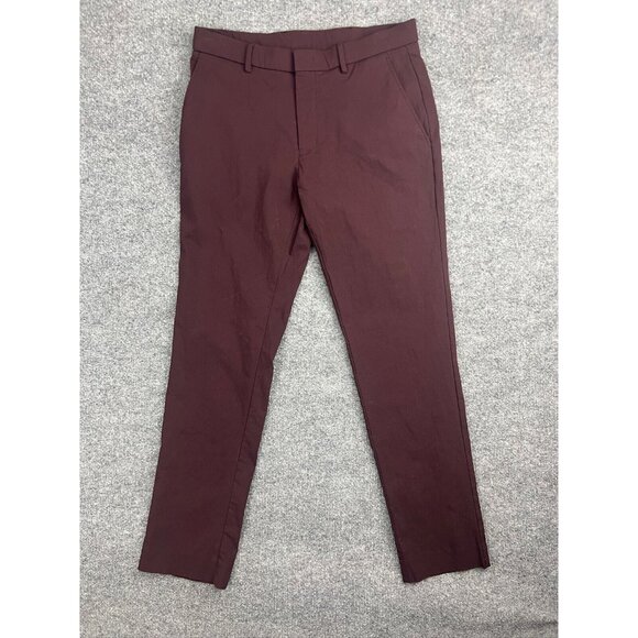 Tommy Hilfiger Pants Women's 30Wx30L Aubergine Purple Slim Leg Chino Trousers - Picture 1 of 6